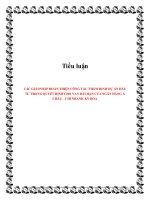 Tiểu luận: Các giải pháp hoàn thiện công tác thẩm định dự án đầu tư trong quyết định cho vay dài hạn của ngân hàng Á Châu – chi nhánh Kỳ Hòa  123