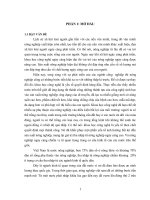 đánh giá hiệu quả  một số mô hình sản xuất nông nghiệp trên địa bàn huyện phù cát – tỉnh bình định trong 3 năm 2005-2007