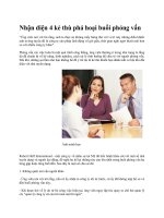 nhận diện 4 kẻ thù phá hoại buổi phỏng vấn