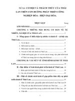 Cơ hội và thách thức của Thái Lan trên con đường phát triển công nghiệp hóa hiện đại hóa