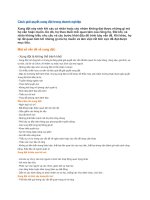 Cách giải quyết xung đột trong doanh