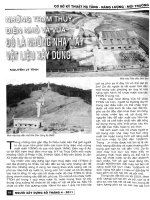 Những trạm thủy điện nhỏ và vừa đó là những nhà máy vật liệu xây dựng