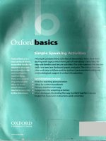 Oxford simple speaking activities