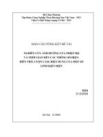 Nghiên cứu ảnh hưởng của nhiệt độ và thời gian đến các thông số điện điện trở, cuộn cảm, điện dung của một số linh kiện điện