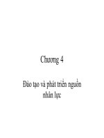 Bài giảng Quản trị nguồn nhân lực - Chương 5: Đào tạo và phát triển nguồn nhân lực