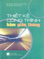 THIẾT KẾ CÔNG TRÌNH HẦM GIAO THÔNG