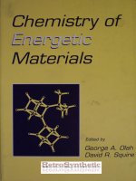 chemistry of energetic materials (miller)