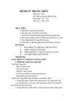 Bệnh lý trung thất