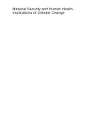 national security and human health implications of climate change[electronic resource]