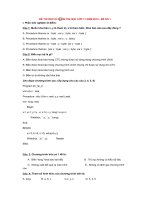 ĐỀ THI HKÌ 2 MÔN TIN HỌC 11 - ĐỀ SỐ 1