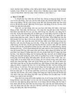 Xây dựng hệ thống câu hỏi giúp học sinh soạn bài nhằm nâng cao tính tự giác, tích cực trong dạy học tiết đọc văn ở trường THPT