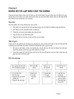 chương 4 kháo sổ và lập báo cáo tài chính