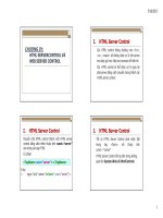 bài giảng học phần thiết kế lập trình web  chương 4.3 - gv. trần minh hùng