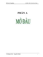 Luận văn điện tử Điều khiển tay máy 3 bậc tự do dùng thị giác máy tính