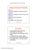 NGHIỆP VỤ NGÂN HÀNG THƯƠNG MẠI