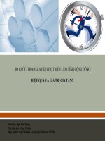 tổ chức, tham gia hội chợ triển lãm tính cộng đồng hiệu quả và giá trị gia tăng