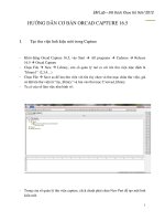 HƯỚNG DẪN CƠ BẢN ORCAD CAPTURE 16.5