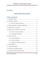 Chapter 1 semiconductor diodes
