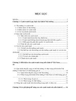 Đề án nghiên cứu quy luật cạnh tranh trên thị trường quốc tế và các giải pháp