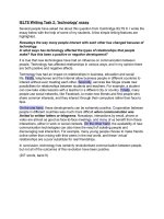 writing ielts TECHNOLOGY
