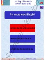 Bài giảng các phương pháp chế tạo phôi