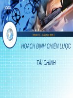 hoạch định chiến lược tài chính