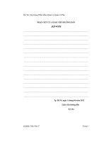 đề tài xây dựng phần mềm quản lý quán cà phê