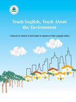 Teach english, teach about the environment a resource for teachers of adult english for speakers of other languages (ESOL)