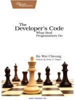 the  developers  code