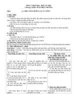 GIÁO ÁN VẬT LÝ LỚP 11 BAN CƠ BẢN