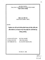 Nghiên cứu, chế tạo hệ thống định lượng vật liệu nhiều pha điều khiển số sử dụng trong công nghệ sản xuất tấm lợp không amiăng phụ lục