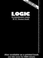 logic an introductory course