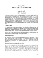 Thảo luận và bài thực hành về cúm gia cầm hiện nay