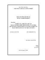 Nghiên cứu, thiết kế, chế tạo trung tâm điều khiển định lượng và cấp phối, chuyên dùng cho hệ thống 4 cân công nghiệp, ứng dụng trong sản xuất vật liệu xây dựng