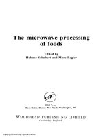 The microwave processing of foods