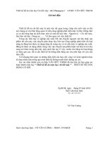 Đồ án chi tiết máy thiết kế hệ dẫn động cơ khí