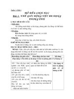 GIÁO ÁN SINH HỌC LỚP 7