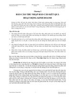 Báo cáo thu nhập, báo cáo kết quả hoạt bđộng kinh doanh