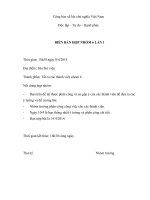 soạn thảo quy trình giải quyết phàn nàn dựa theo tiêu chuẩn ISO 9001:2000