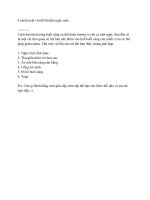 6 cách tuyệt vời để bắt đầu ngày mới