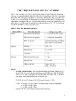 Thực hiện kiểm tra máy sắc ký lỏng cao áp