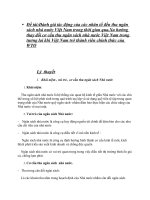 Đánh giá tác động của các nhân tố đến thu ngân sách nhà nước trong thời gian qua xu hương thay đổi cơ cấu thu ngân sách khi việt nam ra nhập WTO