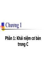 giáo trình C chương 1 phần 1