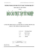 lắp đặt hệ thống mạng lan cho công ty cổ phần thương mại dịch vụ viễn thông tin học hoàng minh