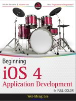 beginning ios 4 application development