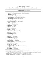 one thousand sentences for conversation in sanskrit