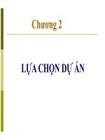 Bài giảng Quản lý dự án: Chương 2 - GV. Nguyễn Quốc Ấn
