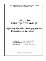 tìm hiểu về công nghệ gird computing và ứng dụng