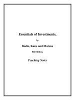 sách PT và DT CK essentials of investments