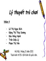 lý thuyết trò chơi